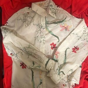 Stylish Floral Button Down Shirt